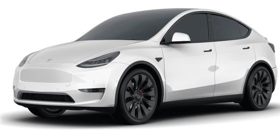 TESLA MODEL Y 2021 5YJYGDEFXMF124447 image